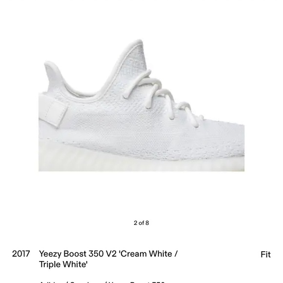 Yeezy |  Adidas | BOOST 350 V2 CP9366 |  7 1/2 | NWT - Picture 2 of 10